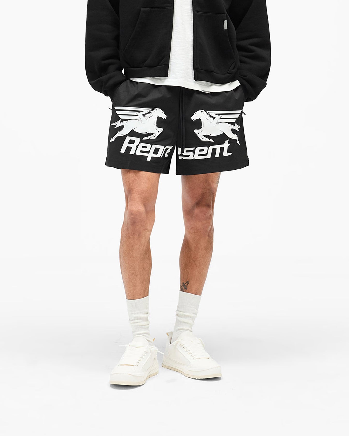 Represent Nothing Faster Swim Short - "Jet Black"