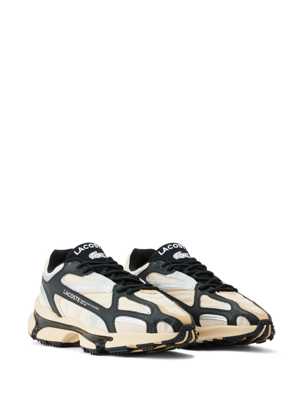Lacoste L003 2K24 Mesh Sneaker - "Beige/White/Black"