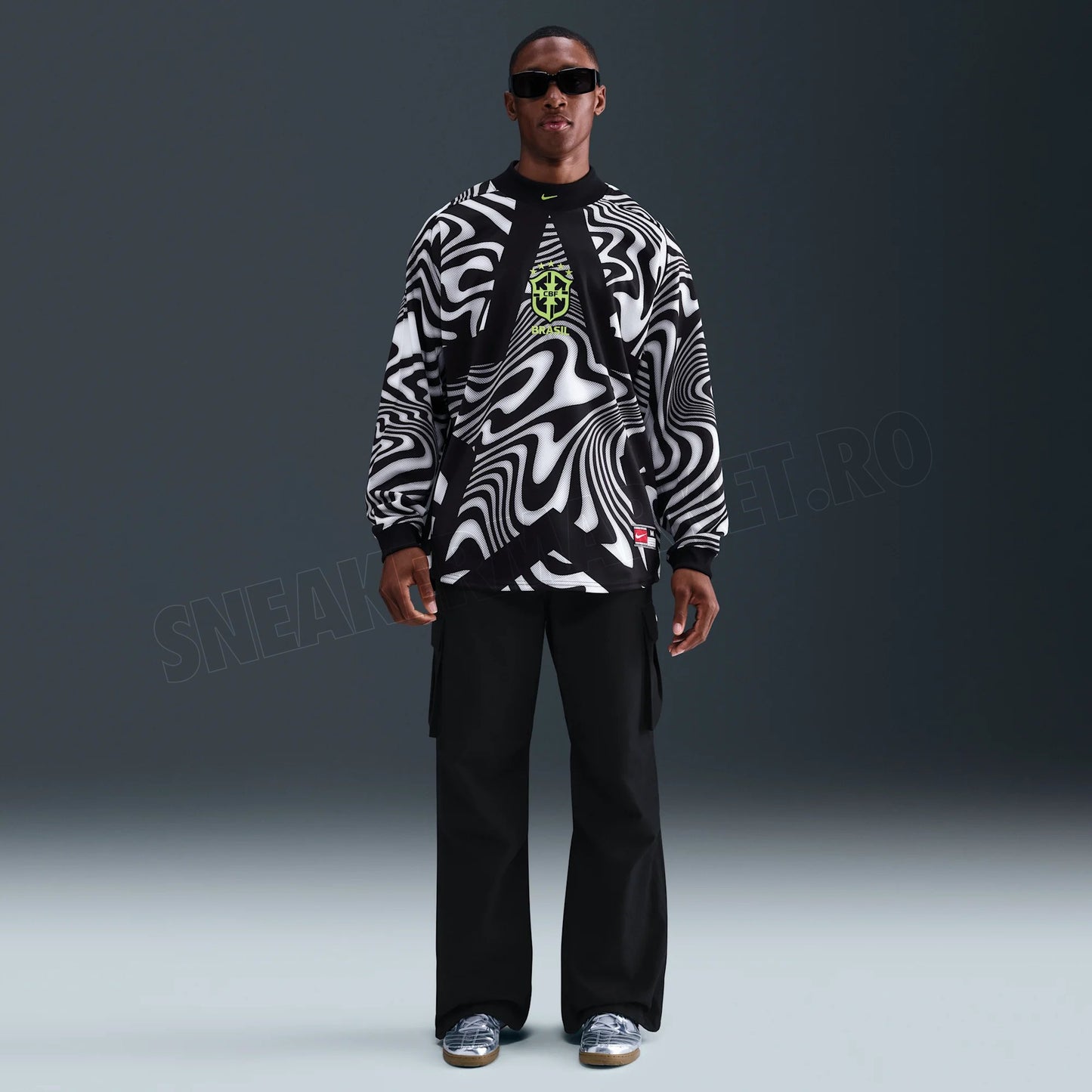 Nike x Brazil 2025 LS Goalkeeper Shirt - "Black/Volt"