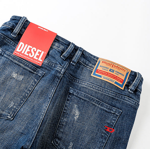 Diesel Vintage Straight Leg Denim Jeans - "Blue Wash"