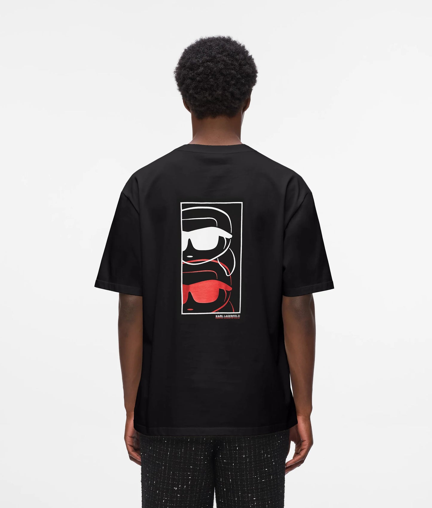 Karl Lagerfeld Ikon Fusion T-Shirt - "Black"