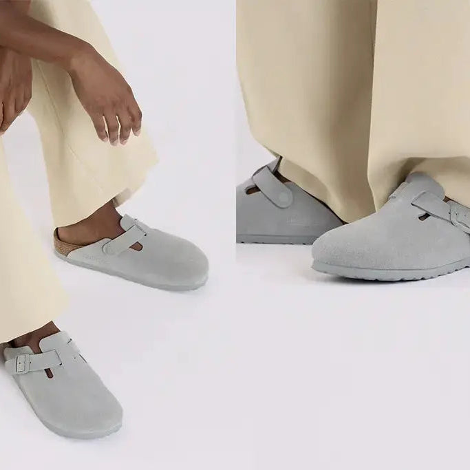 Birkenstock Boston Clogs- "Pure Sage"