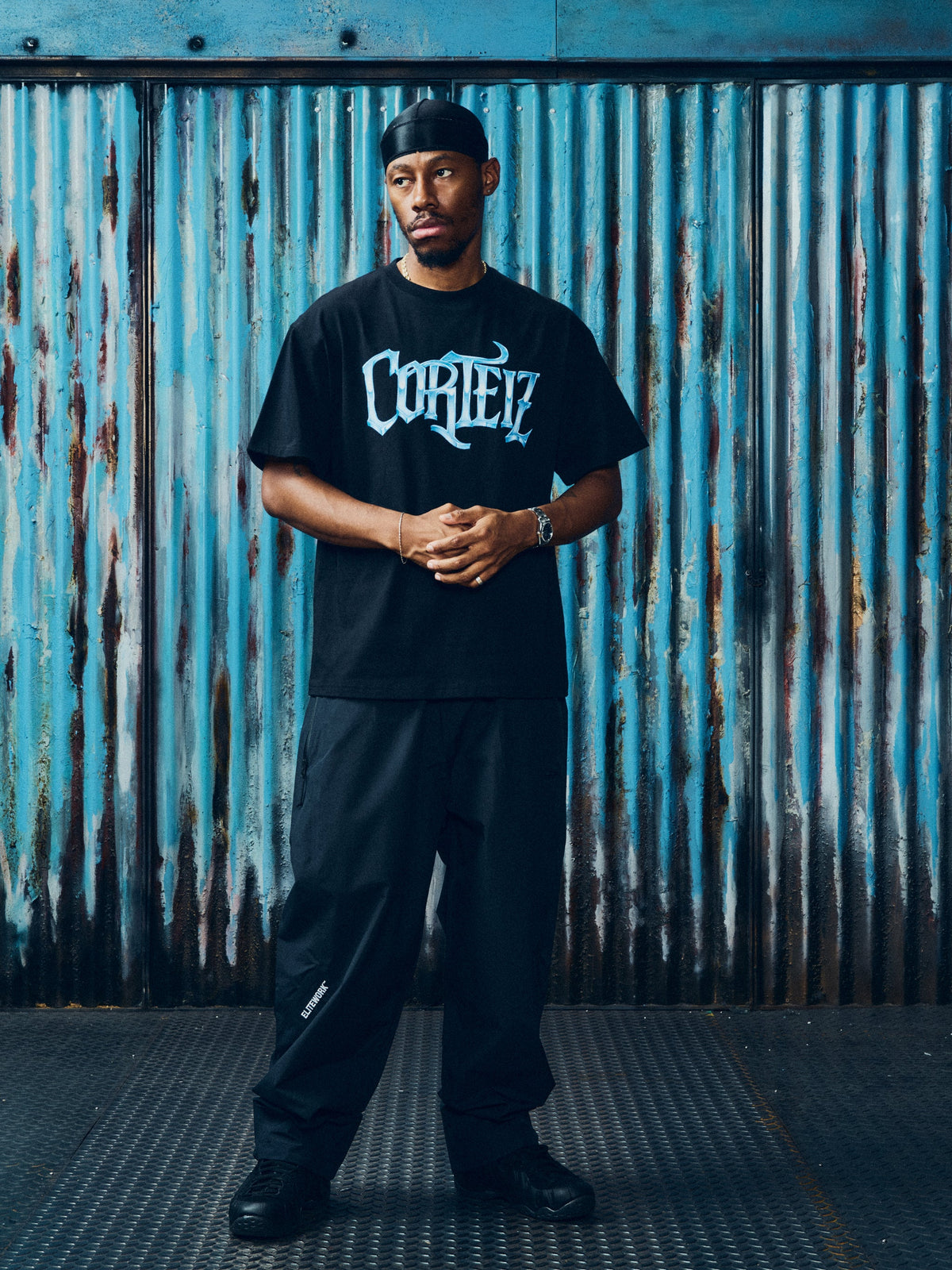 Corteiz Glacier Tee - "Black"
