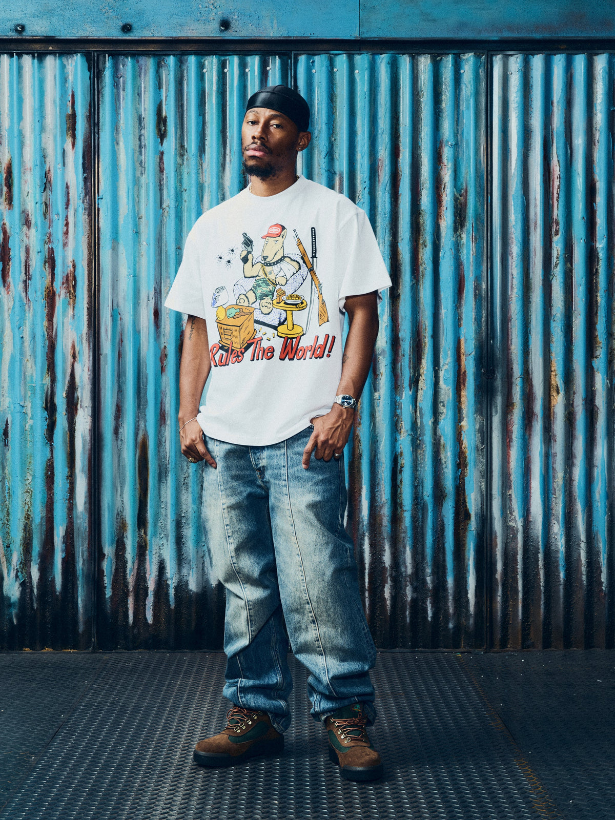 Corteiz Last Stand Tee - "White"