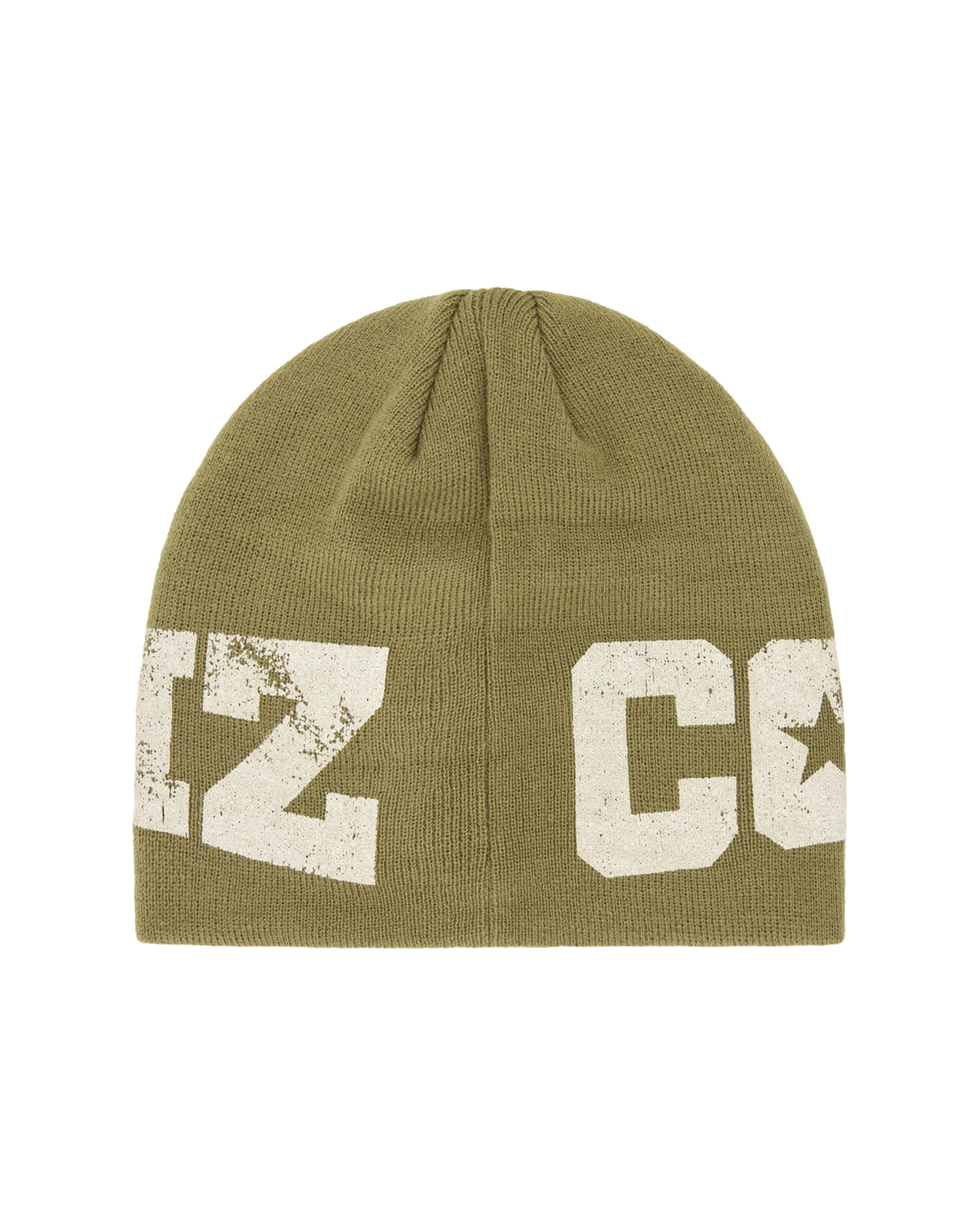 Corteiz Star Skully Beanie - "Olive"