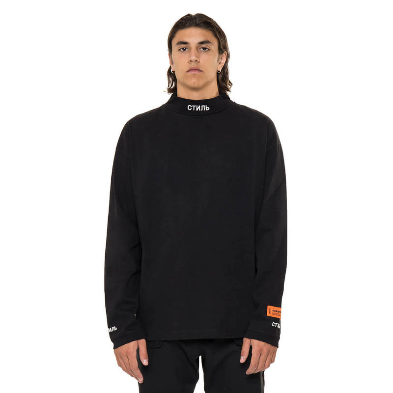 Heron Preston Ctnmb Turtleneck T-Shirt - "Black"