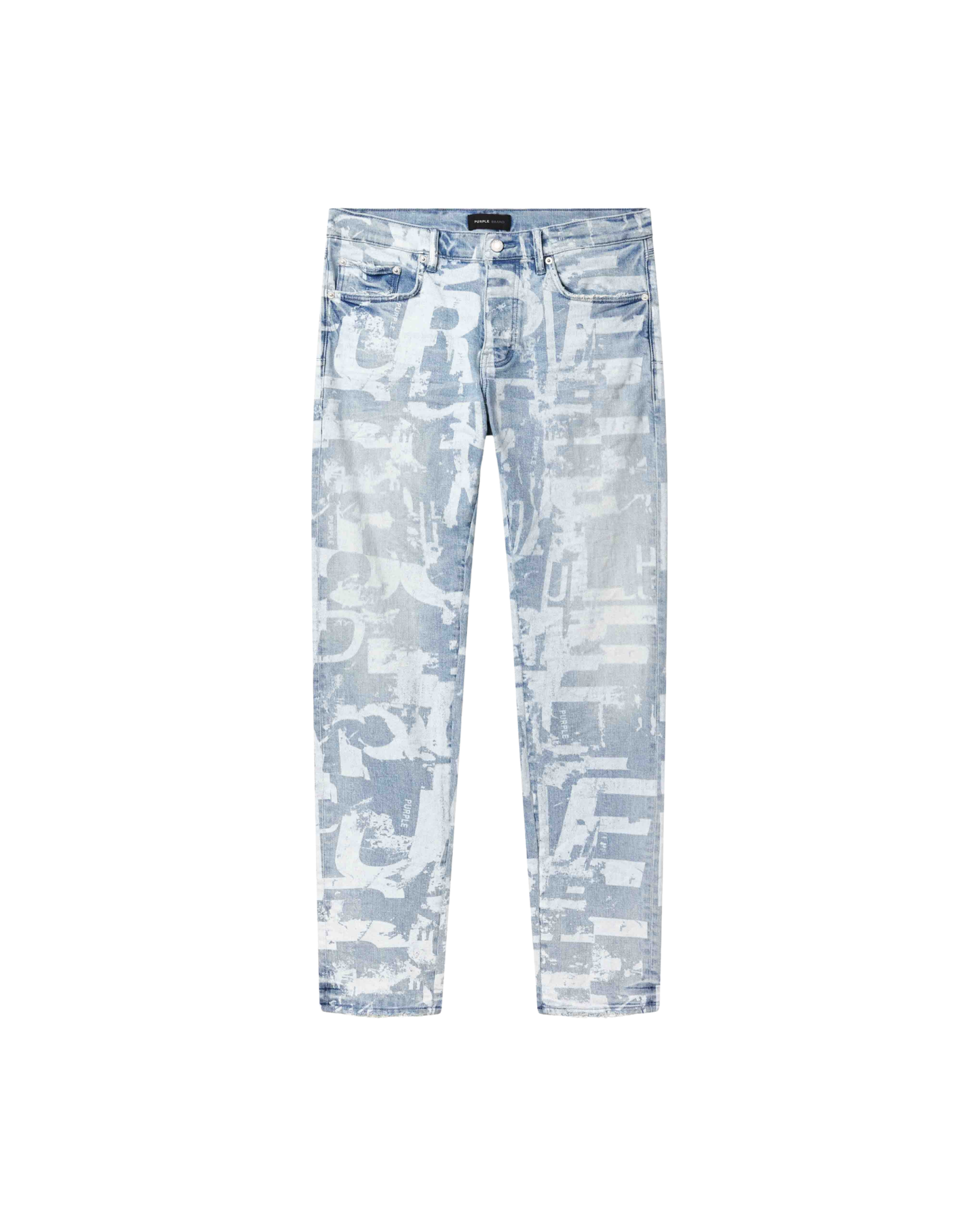 Purple P001 Grunge Print – "Light Indigo"