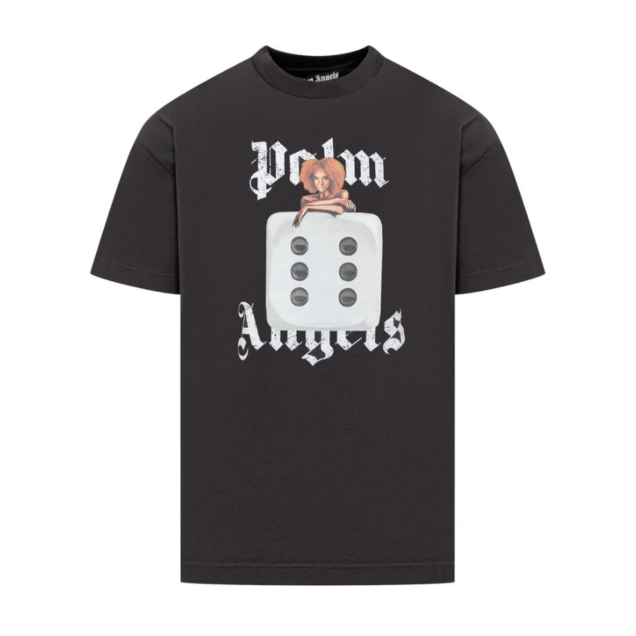 Palm Angels Holly Pin Up T-Shirt - "Black"