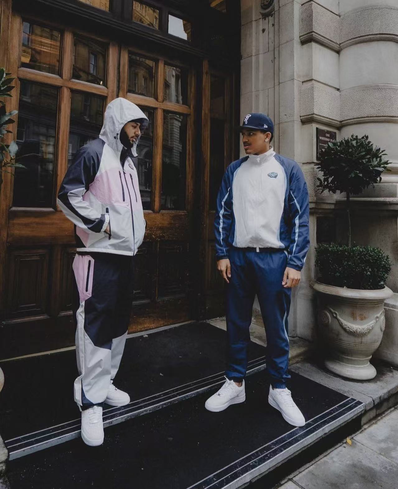 Syna Dynamic Tracksuit - "Grey/Pink"