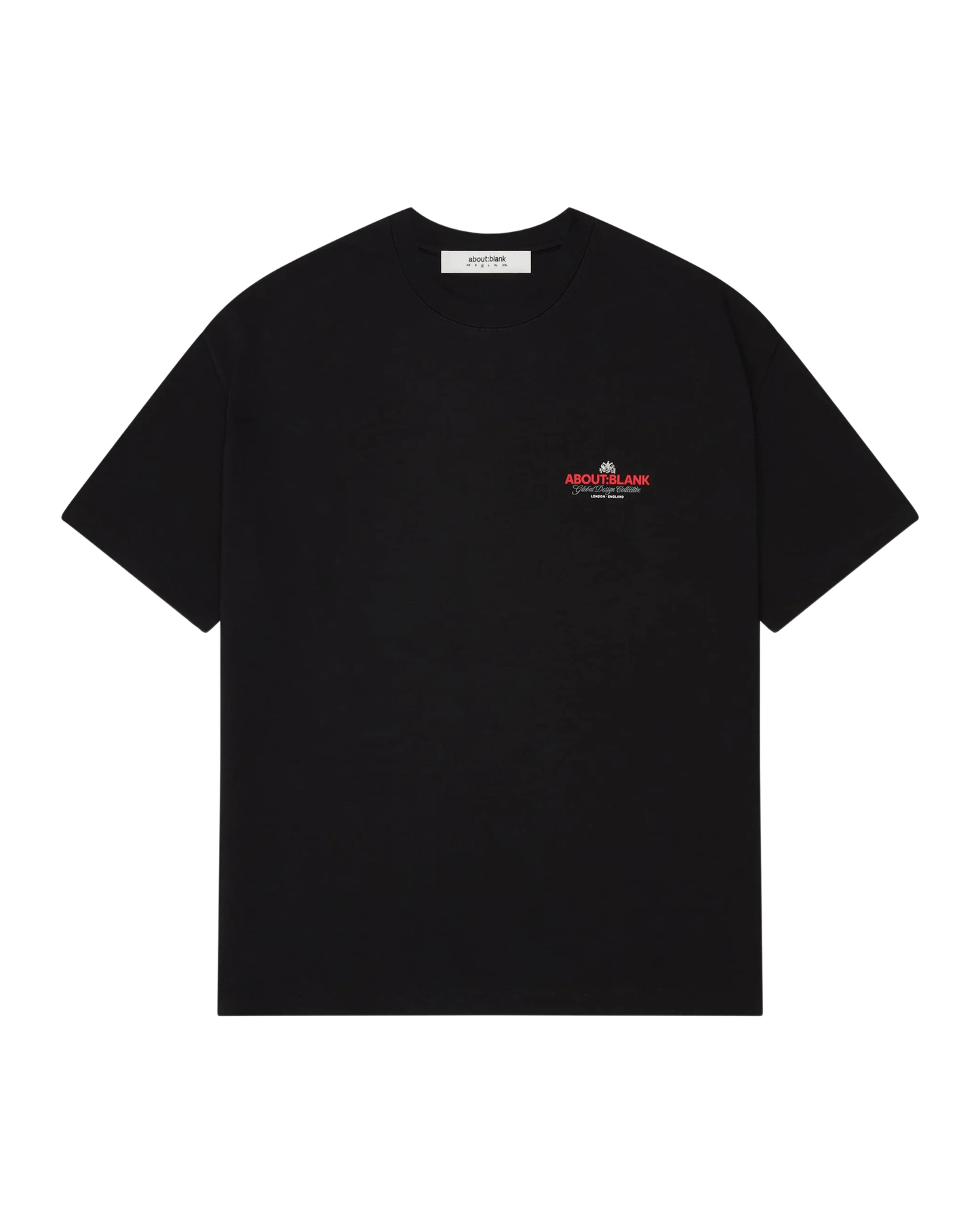 About:Blank Blazon T-shirt - "Black/Red/Grey"