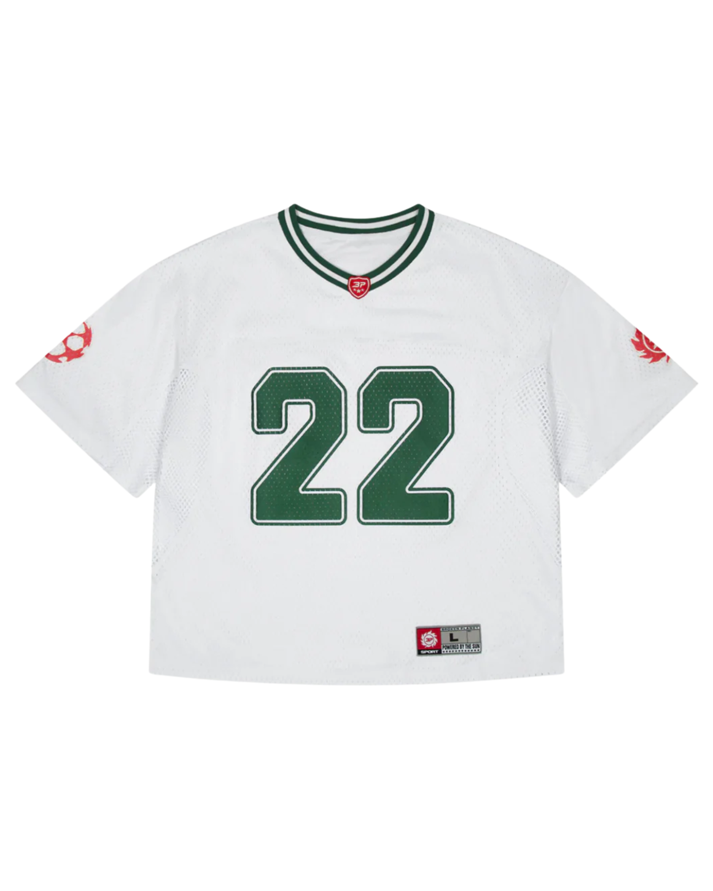 Broken Planet Mesh Jersey - "White/Green"