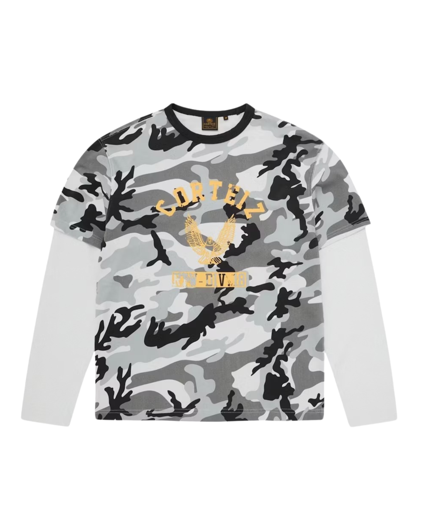 Corteiz Eagle Camo Thermal L/S Top - "Artic"