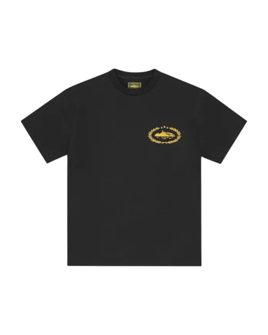 Corteiz Royale Heavyweight T-shirt - "Black/Yellow"