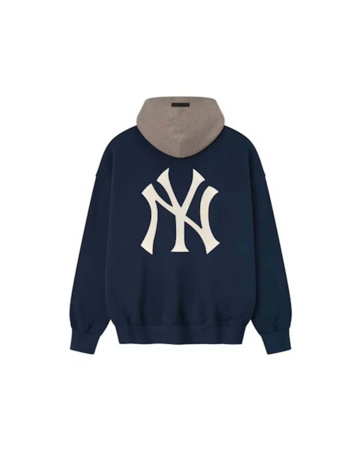 Fear of God Essentials Yankees Sport Hoodie - "Midnight Navy/Homstead Heather"