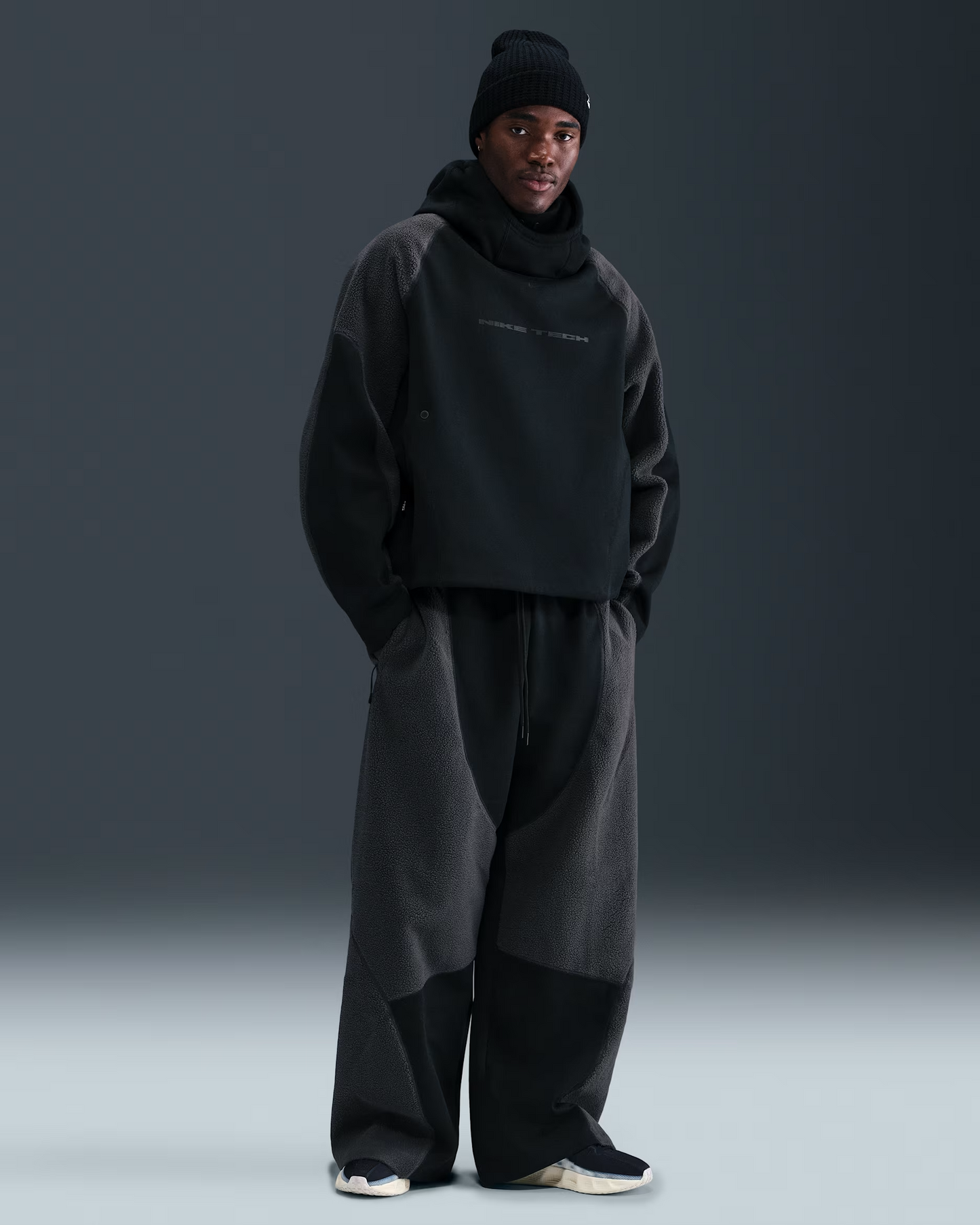 Nike Tech Fleece Boreas Oversized Set - "Black"