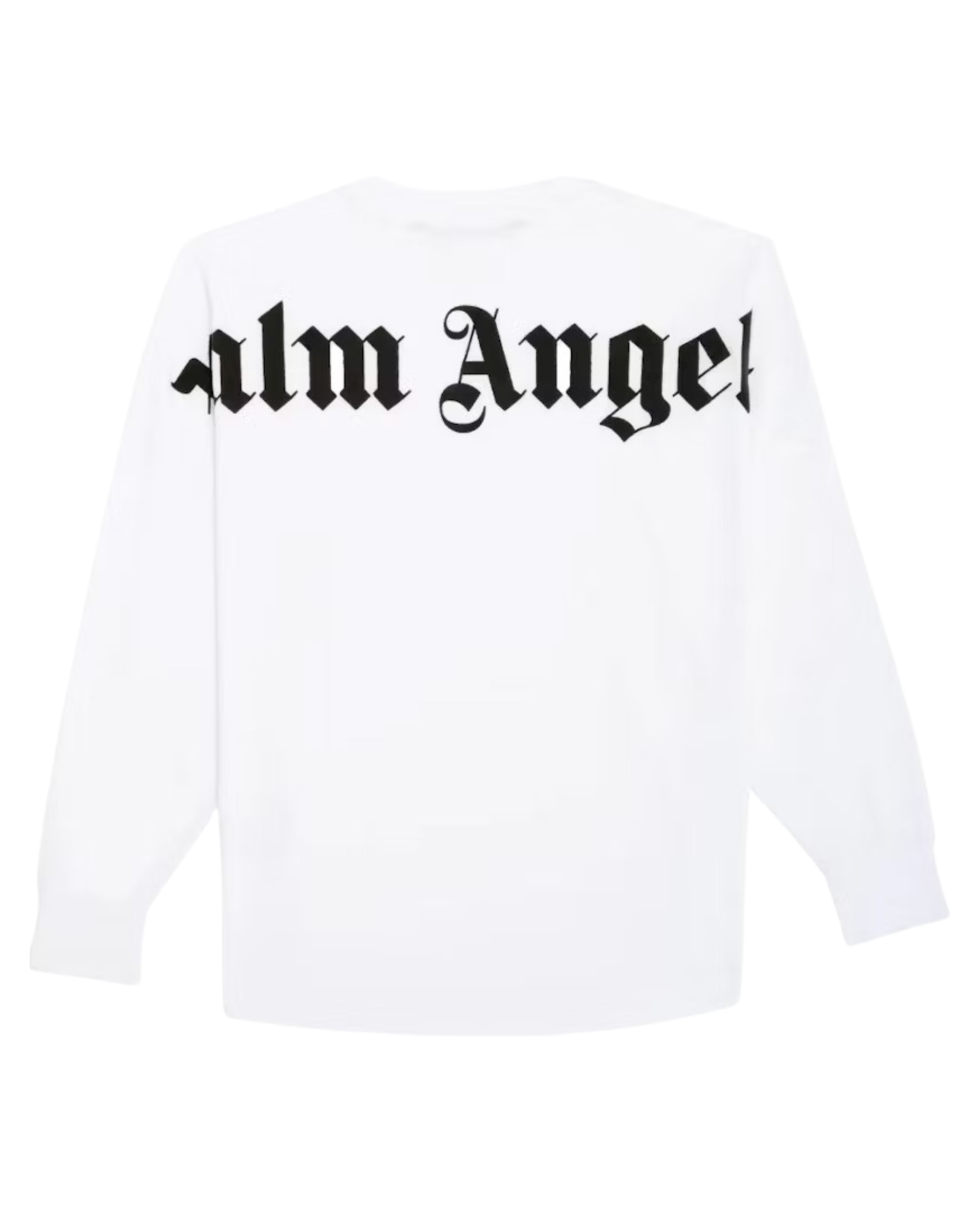 Palm Angels Logo L/S Tee - "White/Black"