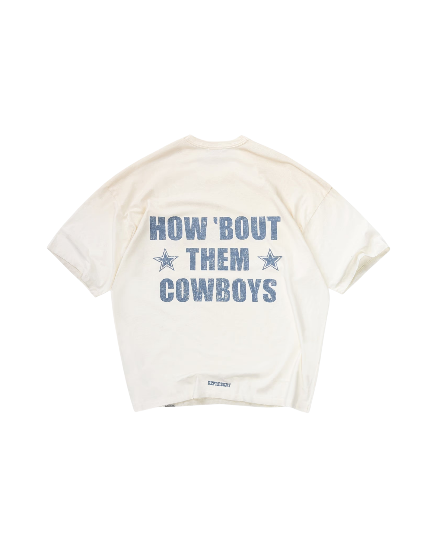 Represent x Dallas Cowboys T-Shirt - "Washed Ecru"