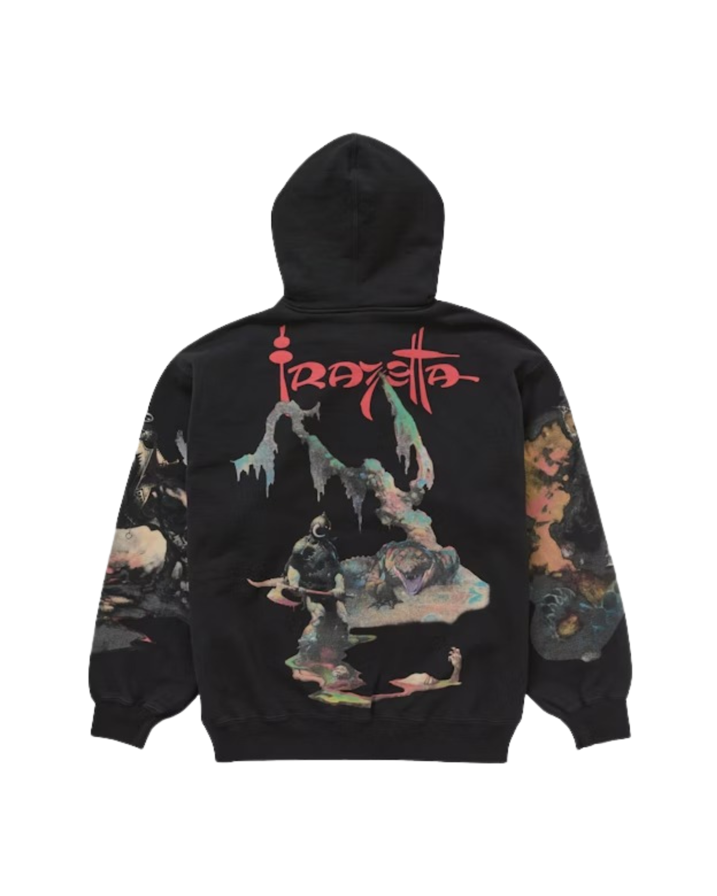 Supreme Frazetta Zip Up Hoodie - "Black"