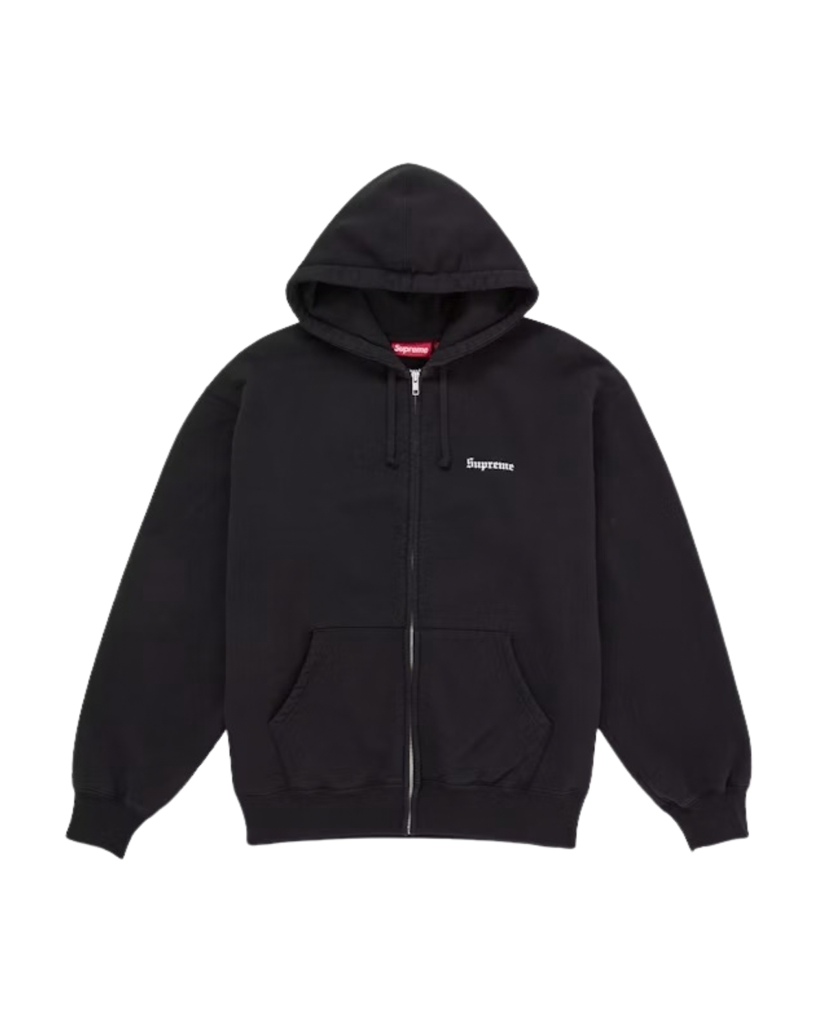 Supreme Paris Is Burning Zip Up Hoodie - "Black"