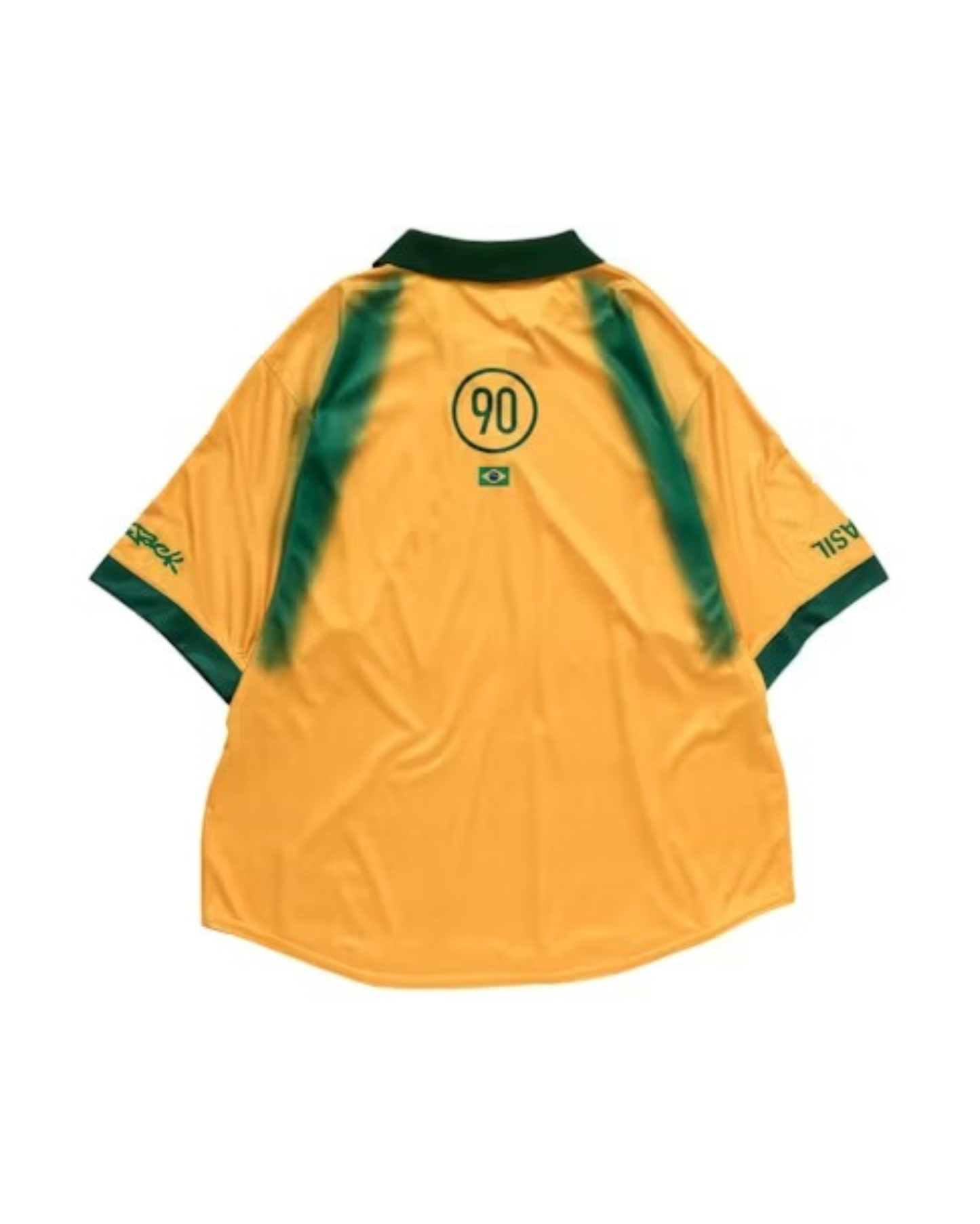 Travis Scott x Nike Brasil Total 90 Retro Jersey - "Yellow/Green"
