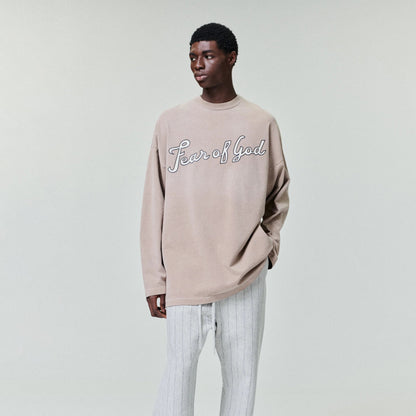 Fear of God FG 9 Long Sleeve Tee - "Dune Pearl"