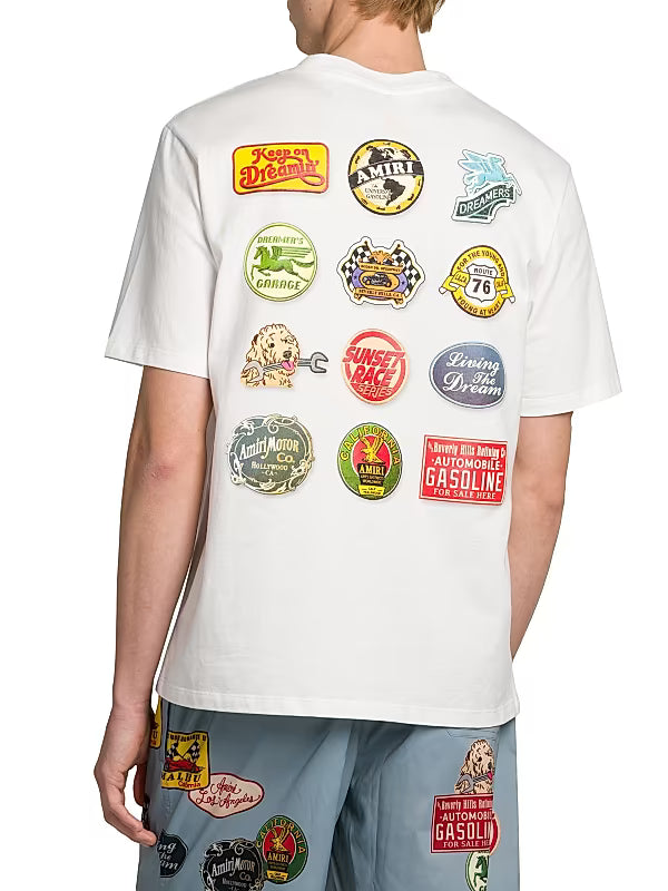 Amiri Station Patch T-Shirt - "White"