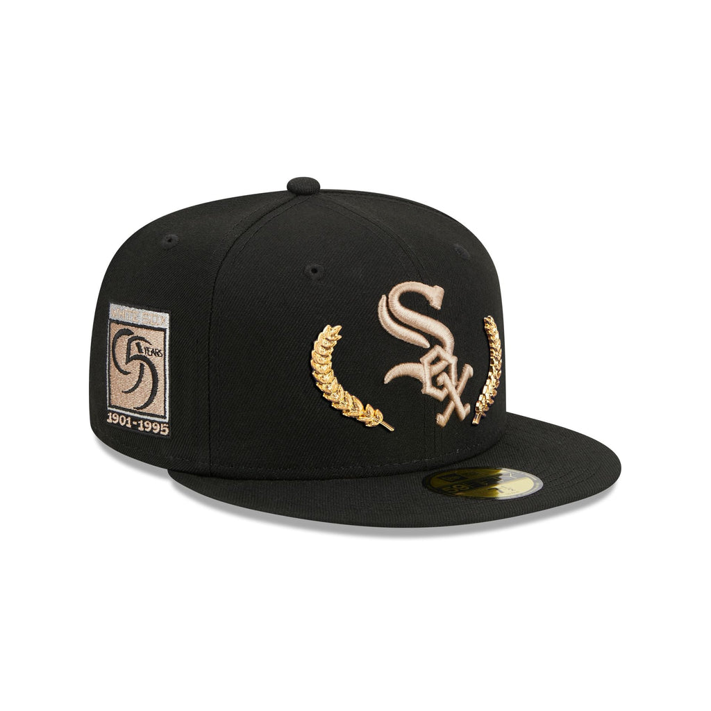 Chicago White Sox Gold Leaf 59FIFTY Fitted Hat image 0