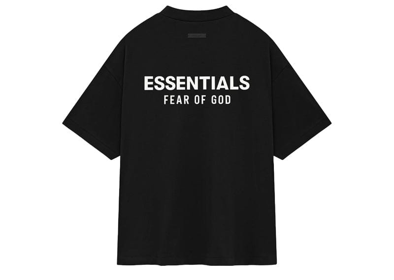 Fear of God Essentials Jersey Crewneck T-Shirt Black image 1