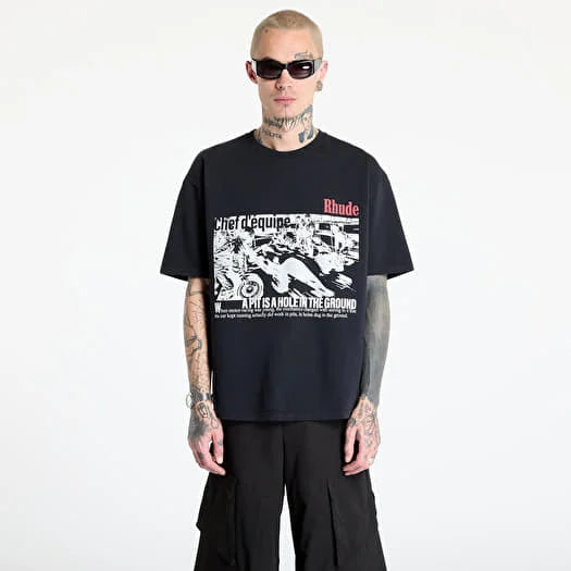Rhude Champions Du Monde Tee - "Vintage Black"