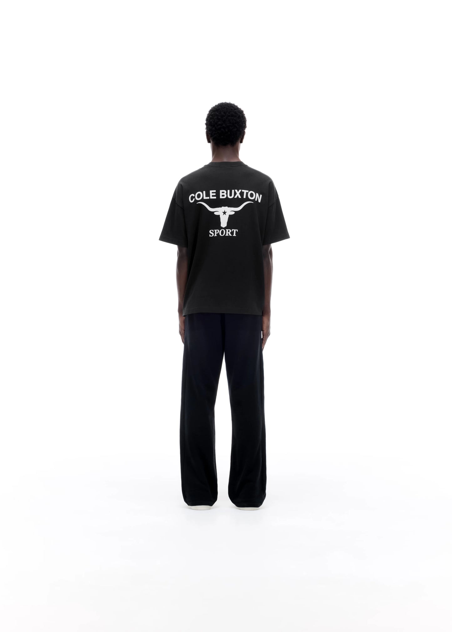 Cole Buxton Longhorn T-shirt - "Vintage Black"