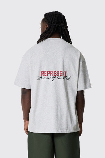 Represent Patron Of The Club T-Shirt - "Cream Marl"