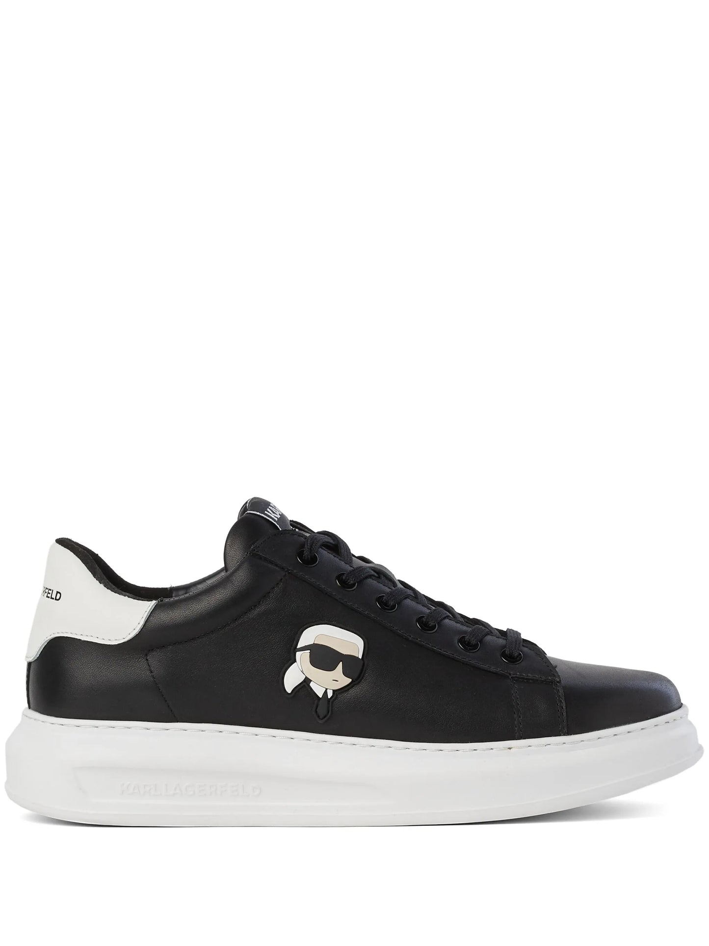 Karl Lagerfeld Ikonik NFT Kapri Sneaker - "Black/White"