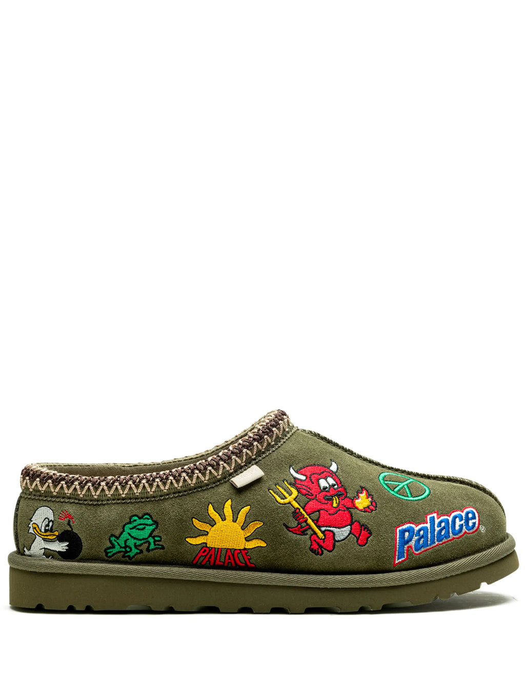 UGG x Palace Tasman Slippers - "Burnt Olive"