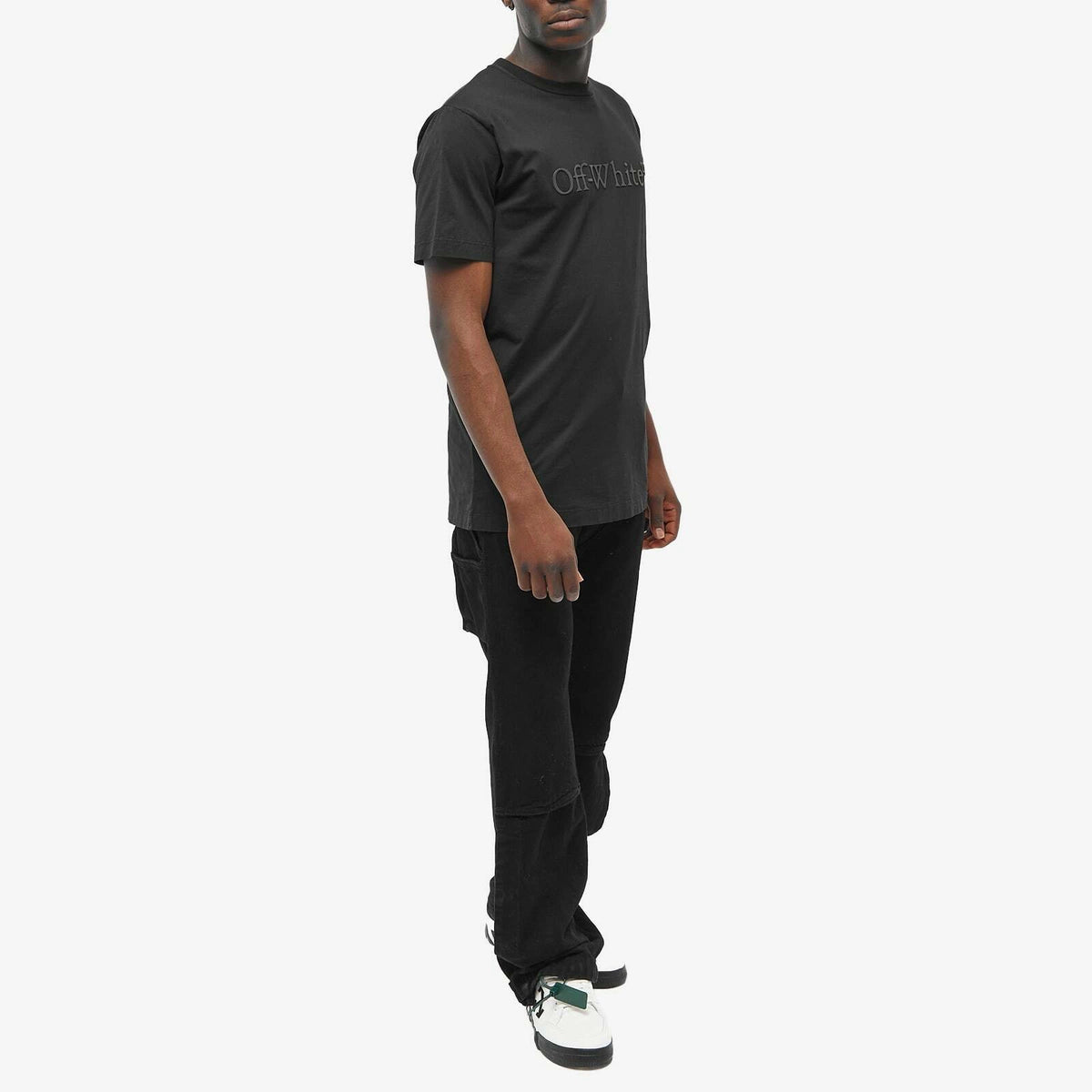 Off-White Bookish Laund Slim T-Shirt - "Black"