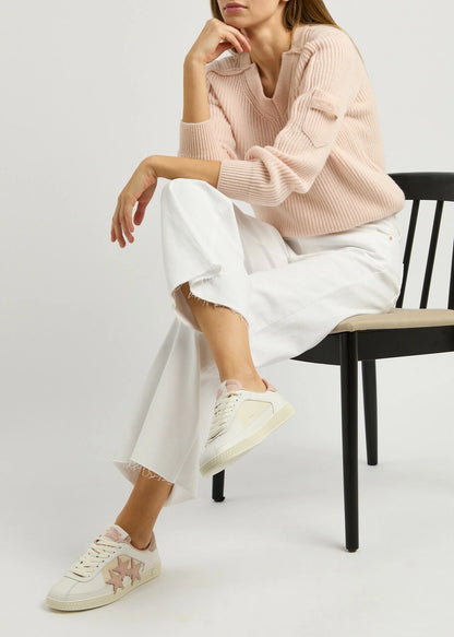 Amiri Pacific Sneakers - "White/Pale Pink"