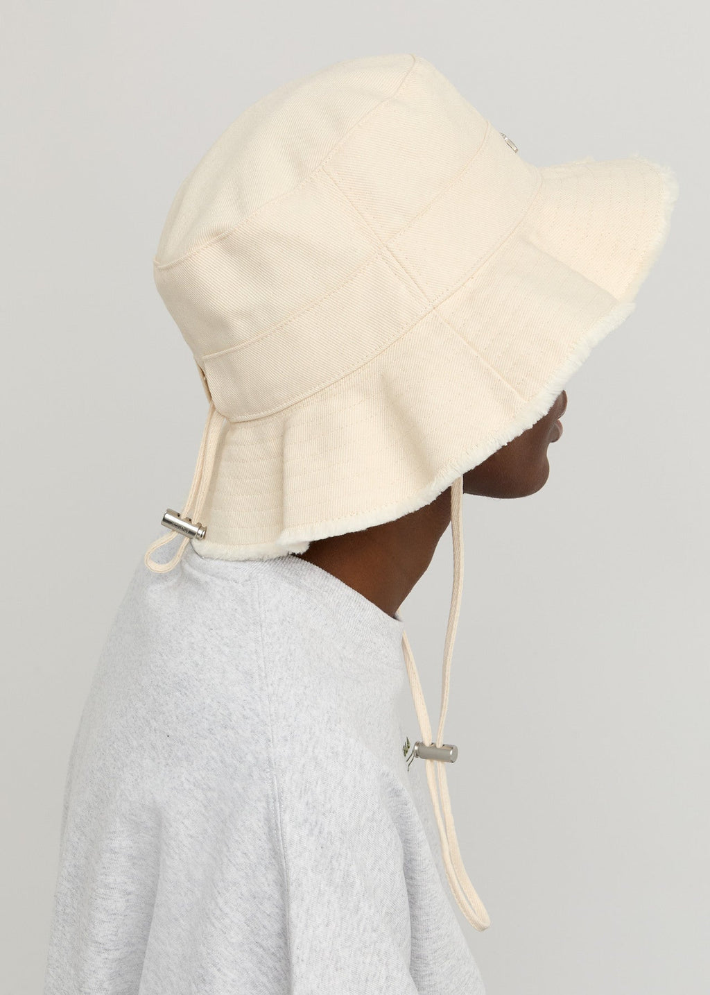 Jacquemus Le Bob Artichaut Bucket Hat - "Off-White"