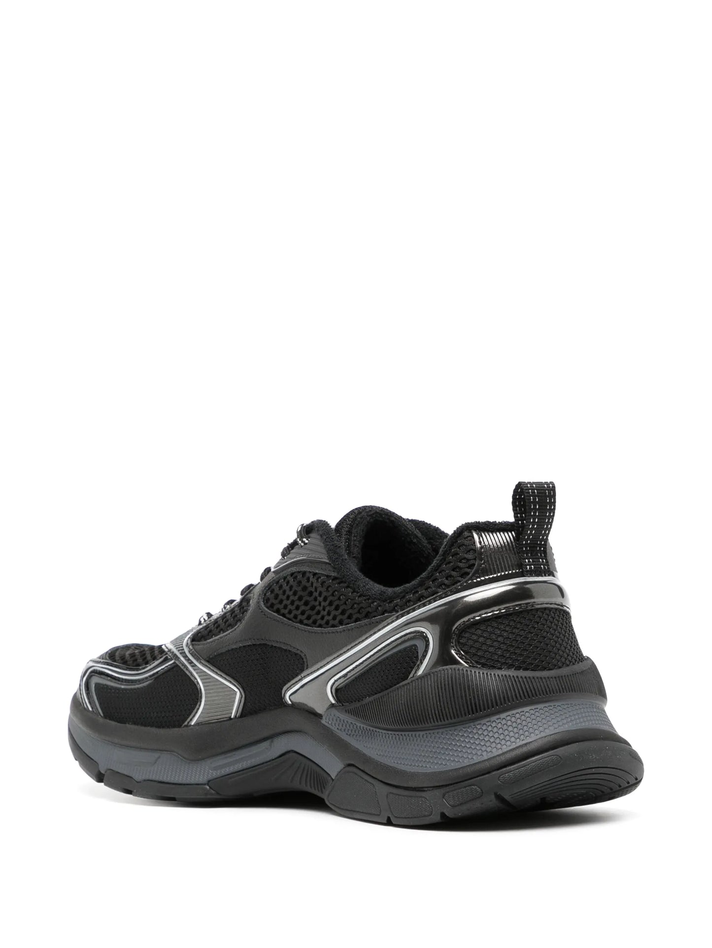 Ea7 Emporio Armani Panelled Sneakers - "Black"
