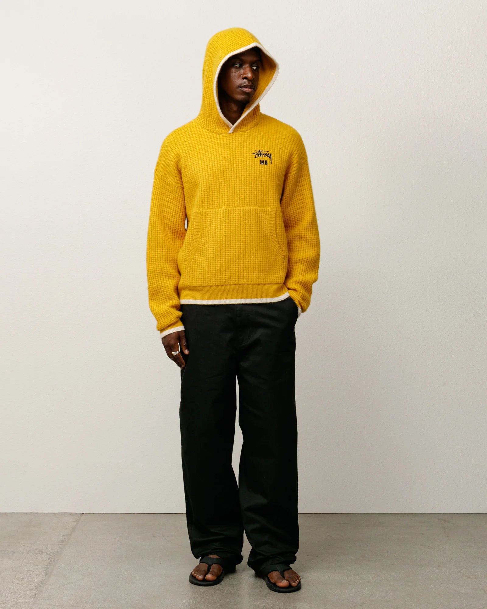 Stussy x Wales Bonner Cashmere Hoodie - "Yellow"