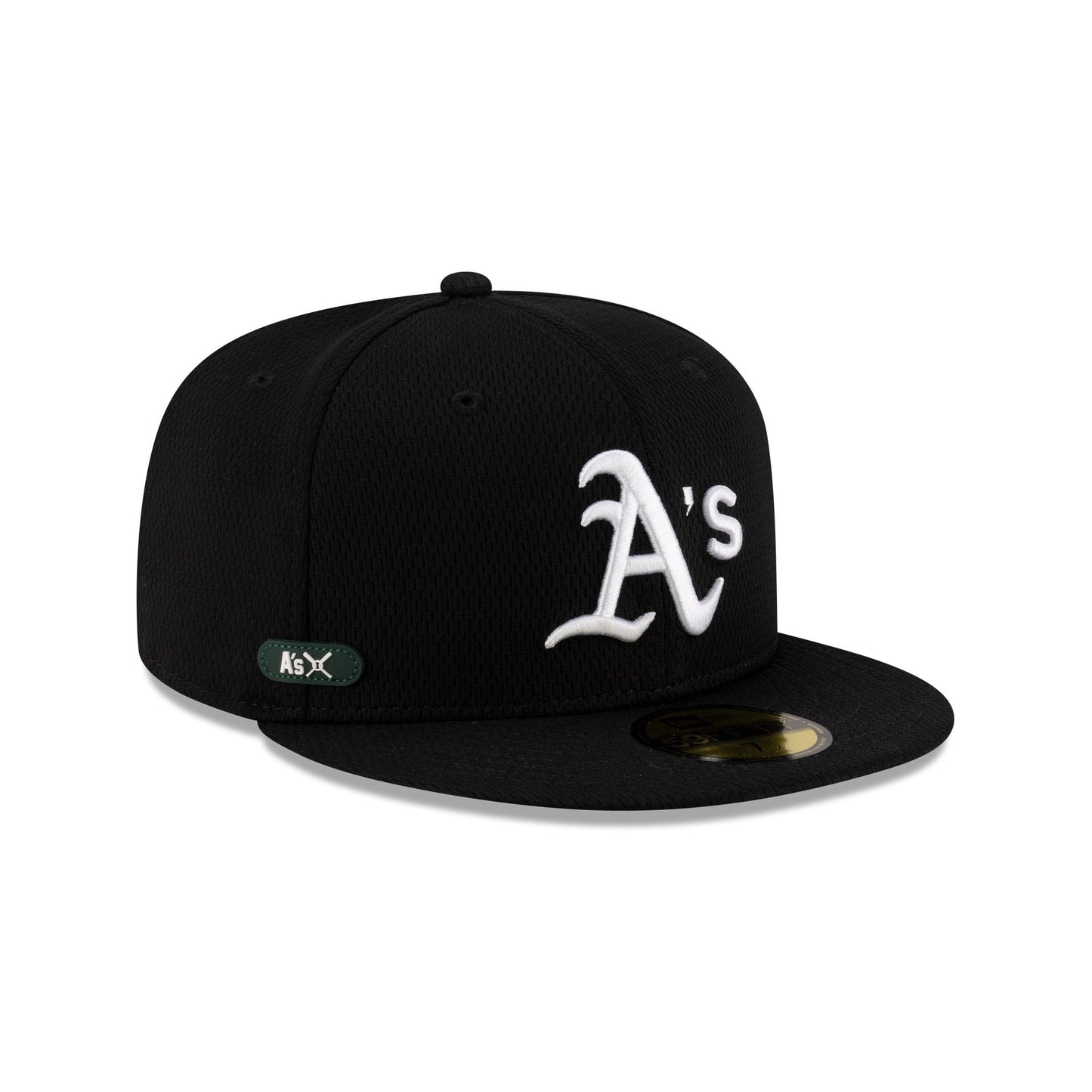 Oakland Athletics 2025 Clubhouse Black 59FIFTY Fitted Hat image 0