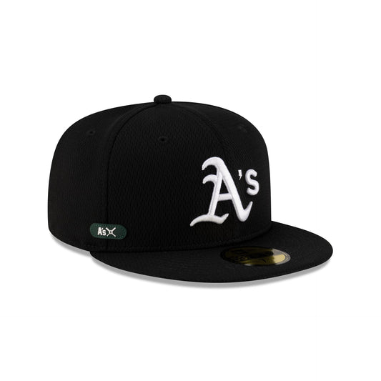 Oakland Athletics 2025 Clubhouse Black 59FIFTY Fitted Hat image 0