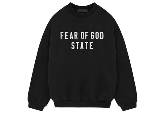 Fear of God Essentials Heavy Fleece Crewneck Black image 0