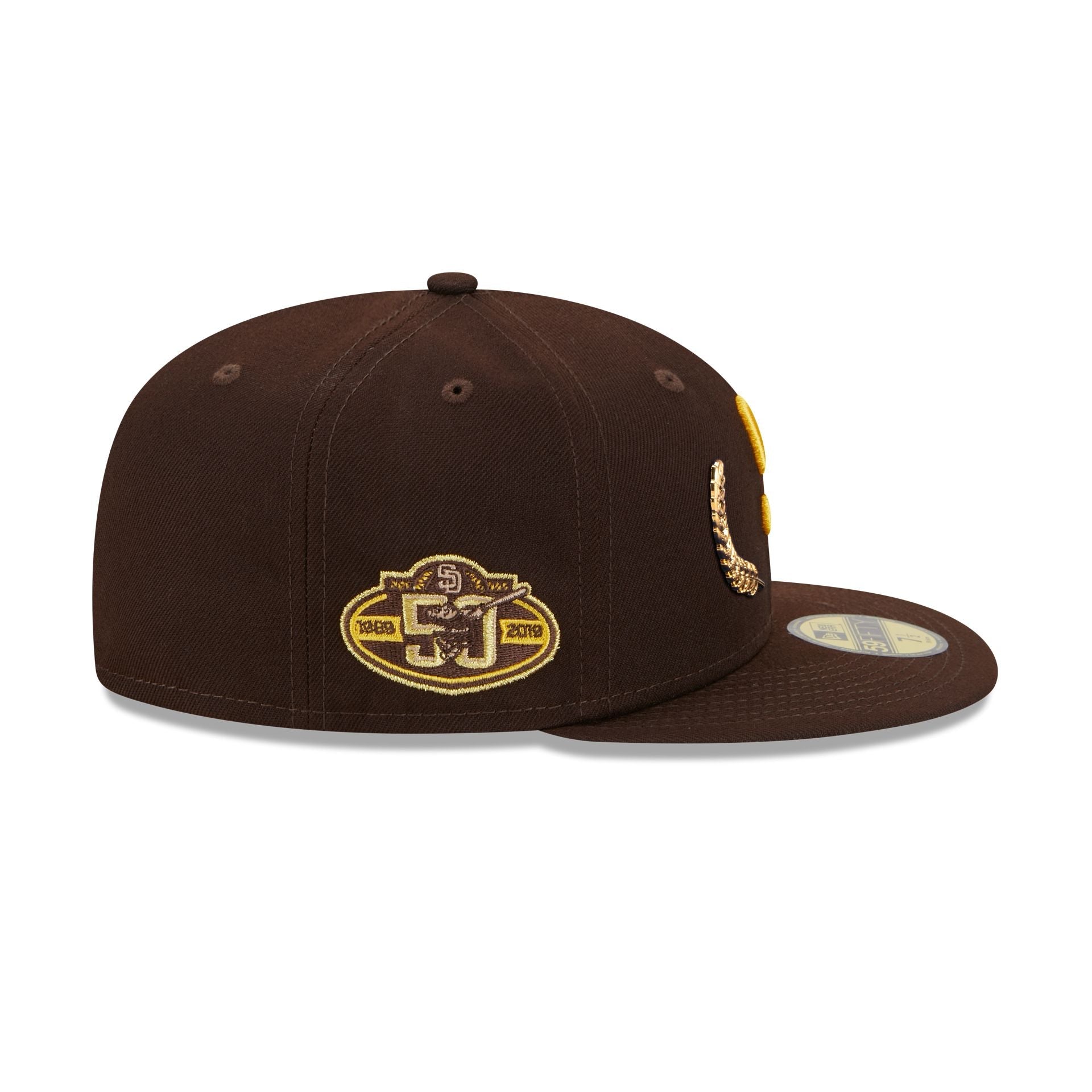 San Diego Padres Gold Leaf 59FIFTY Fitted Hat image 3