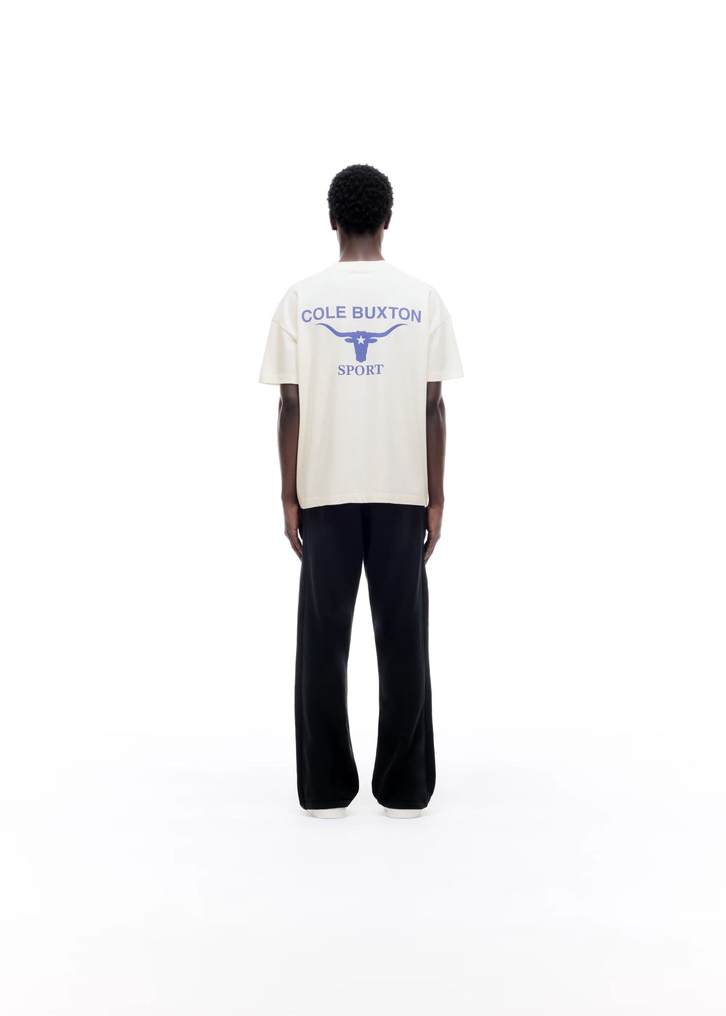 Cole Buxton Longhorn T-shirt - "Vintage White"