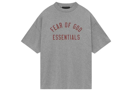 Fear of God Essentials Jersey Crewneck Tee Dark Heather image 0