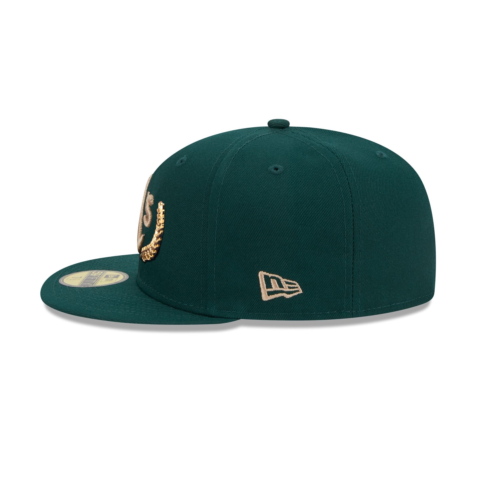 Oakland Athletics Gold Leaf 59FIFTY Fitted Hat image 4