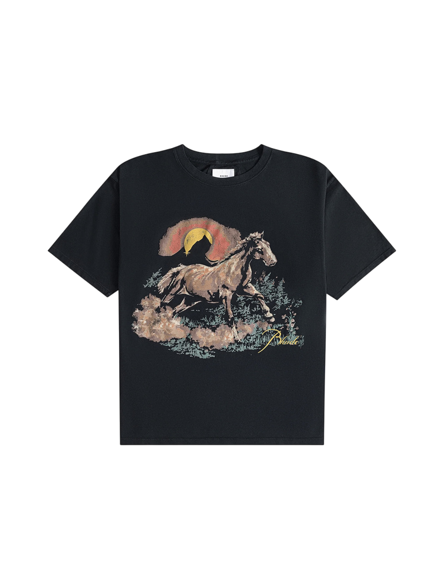 Rhude Santo Tee - "Vintage Black"