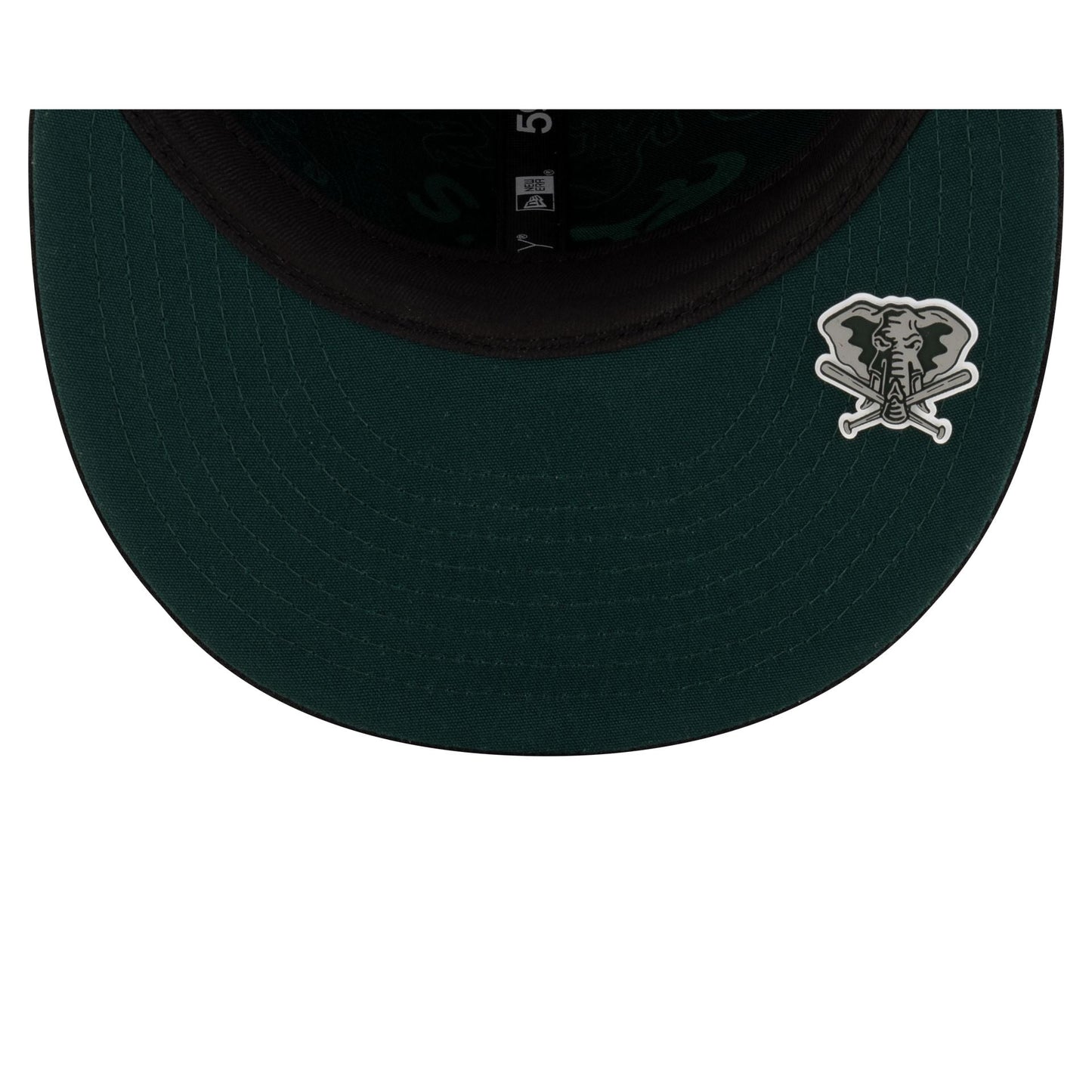 Oakland Athletics 2025 Clubhouse Black 59FIFTY Fitted Hat image 6