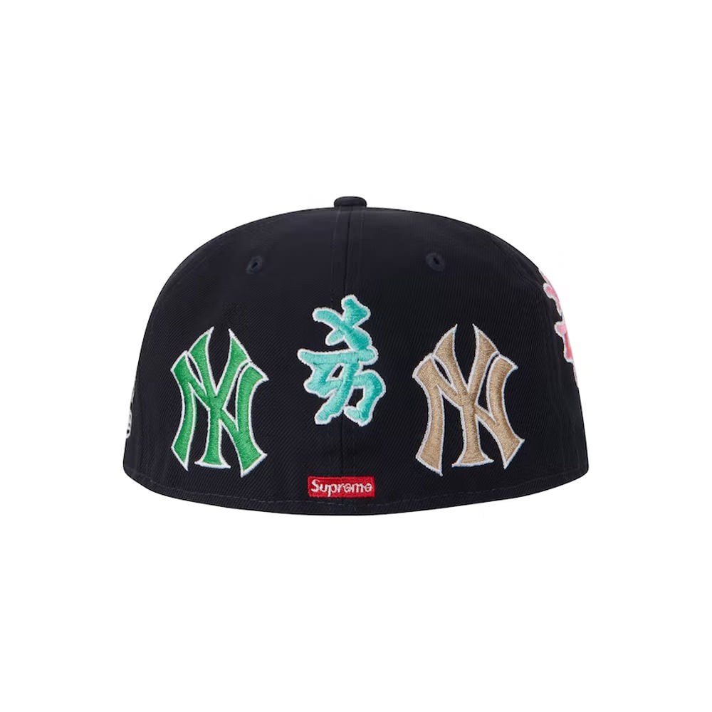 Supreme New York Yankees Kanji New Era Fitted Hat Navy image 2