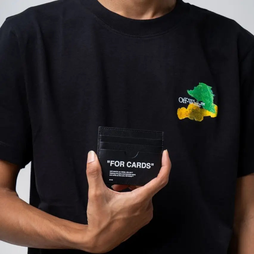 Off-White Card Holder - "For Cards"