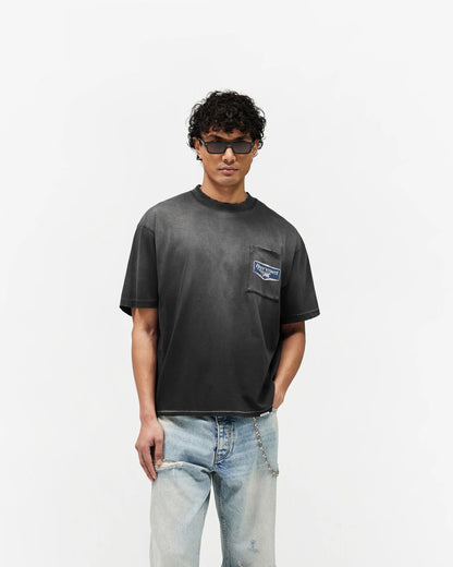 Represent Nothing Faster T-Shirt - "Stained Black"